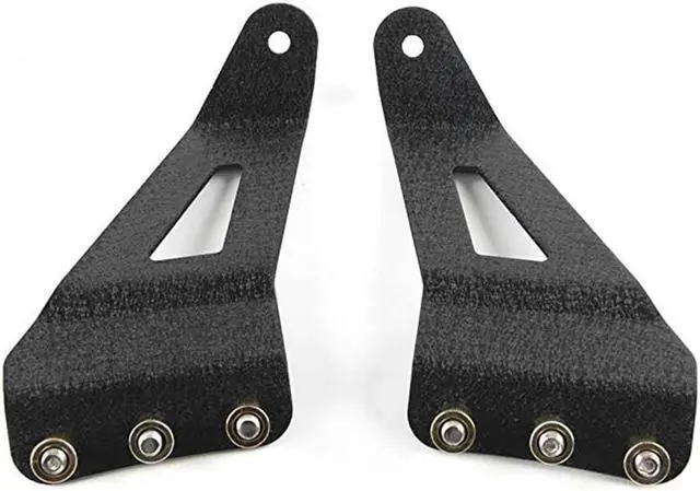 Alt view image 3 of 7 - Acaigel 2Pcs Black Trunk Roof Light Bar Mounting Bracket Holder For Chevrolet GMC Sierra