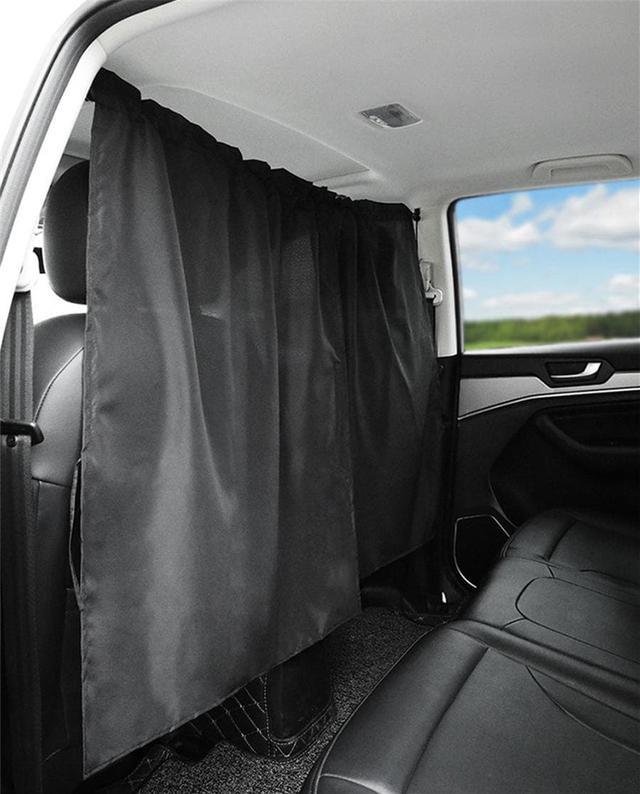 2Pcs Taxi Car Isolation Curtain Partition Protection Vehicle Privacy Shade  