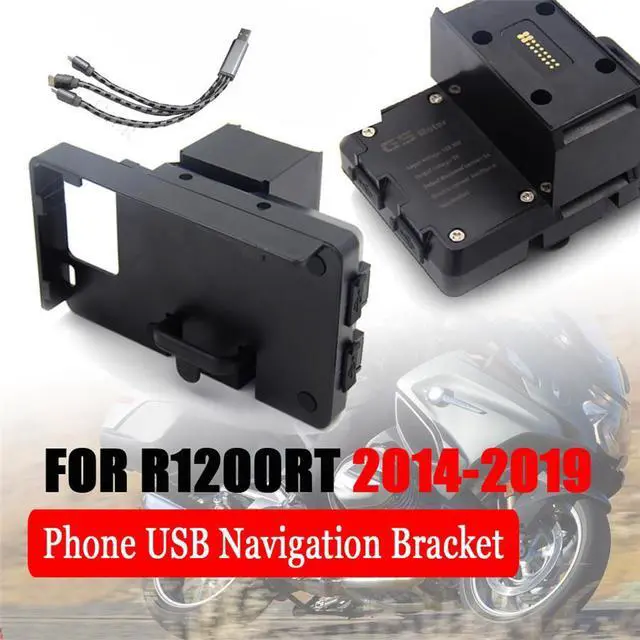 Main image of Motorcycle Phone GPS Navigation Holder Bracket Mount Stand For BMW R1200RT 14-19