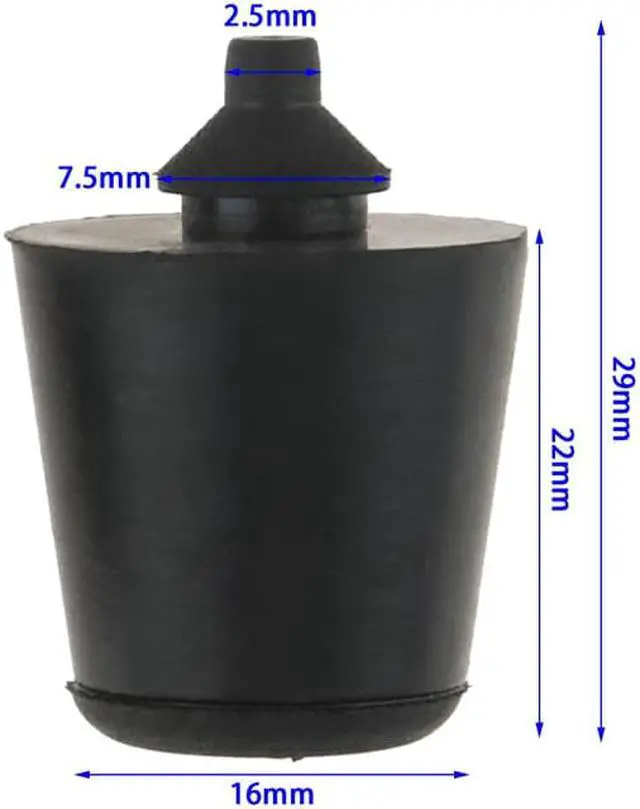 Alt view image 3 of 7 - Paiying 4 Front Rear Door Buffer Block Rubber Damper for Ford Escape 13-17 Ecosport US