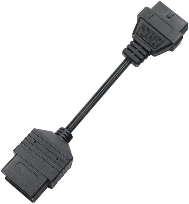 Alt view image 2 of 5 - Yassdwbn 17pin to 16pin OBDII Extension Cable Adapter For Toyota