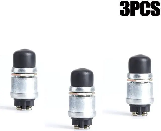 Alt view image 2 of 6 - 3PCS 12V 50A Waterproof Switch Push Button Engine Start Starter For Car Marine