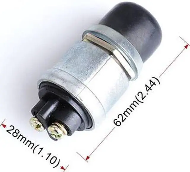 Alt view image 5 of 6 - 3PCS 12V 50A Waterproof Switch Push Button Engine Start Starter For Car Marine