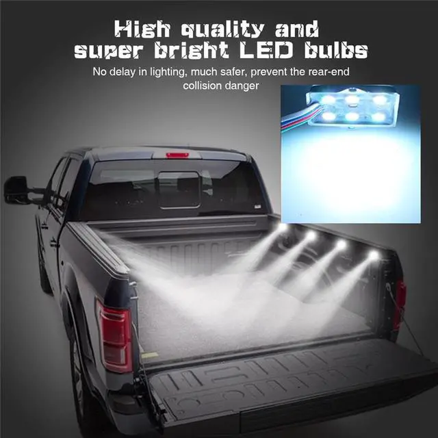 Main image of Paiying 8pc 48LED LED Rock Lights Under Body LED Lighting Truck Bed Cargo Lights Atmosphere Light RGB RF Remote Control Waterproof