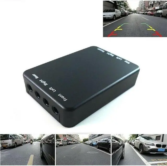 Alt view image 4 of 5 - Acaigel 360° Panoramic 4-way Parking Rearview Monitor Video Control Switch Combiner Box