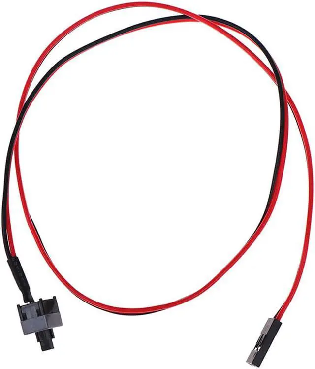 Alt view image 2 of 7 - Acaigel 5pcs 50cm Power Switch Cable for Computer Case Motherboard PC Self Reset Switch