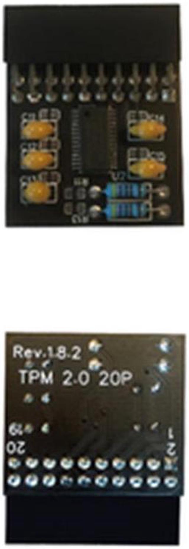 20Pin Pro LPC TPM 2.0 Module Trusted PlatForm For ASUS TPM-L R2.0 AOM-TPM- 9665V - Newegg.com