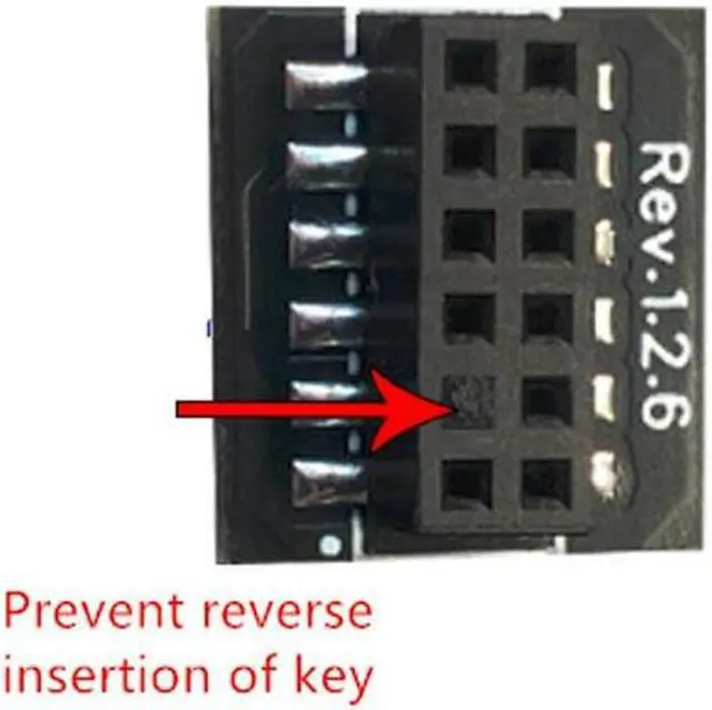 Alt view image 4 of 5 - TPM 2.0 Security Module Supports Version 2.0 WIN11 System Upgrade For Gigabyte 12PIN SPI
