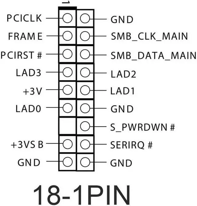Alt view image 6 of 6 - TPM 2.0 Security Module Board For ASROCK 18PIN LPC Motherboard Windows 11
