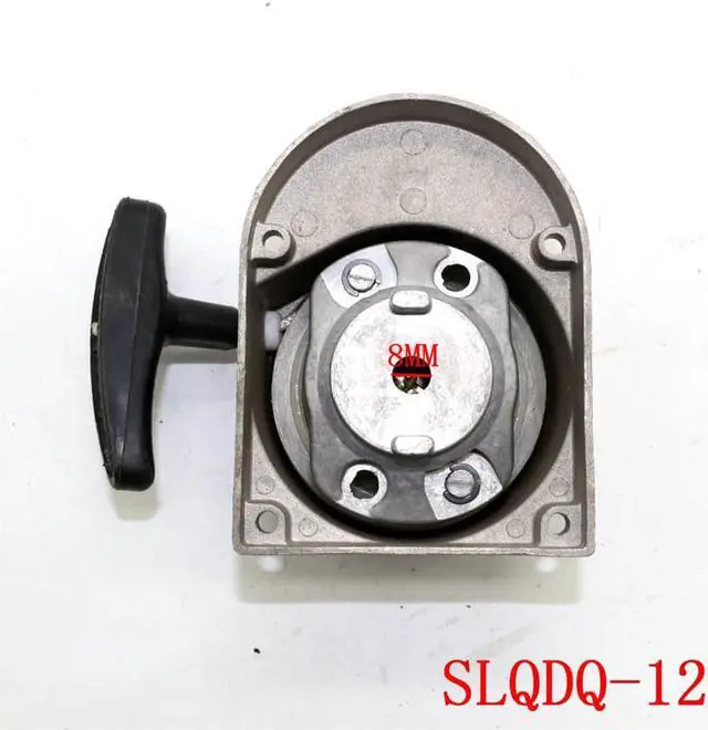 Alt view image 4 of 5 - Furulu CNC Alloy Pull Start Starter 49cc 50cc 60cc 66cc 70cc 80cc Motorized Bicycle Bike