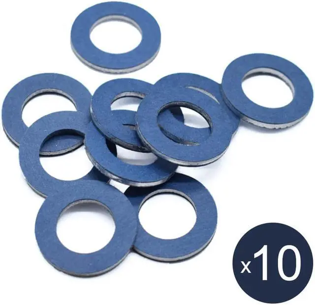 Alt view image 2 of 6 - 10x Oil Drain Plug Washer Gaskets 90430-12031 9043012031 For Toyota Lexus Scion