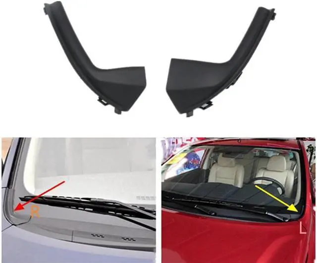 Main image of Front Windshield Grille Outer Cover Trim For 07-11 Nissan Versa Sedan Hatchback
