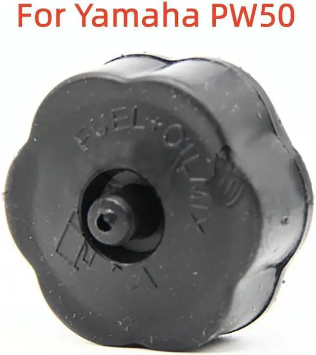 Alt view image 7 of 7 - 1PC Black Plastic Motorcycle Oil Tank Cap Fit For Yamaha PW50 Accessories