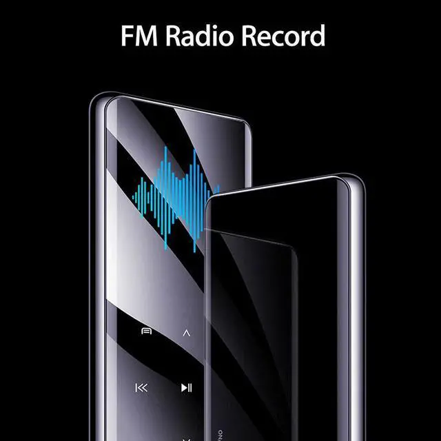 Alt view image 6 of 7 - Portable 1.8-inch OLED Display Bluetooth MP3 Player MP4 Media FM Radio Recorder HIFI Sport Music Speakers