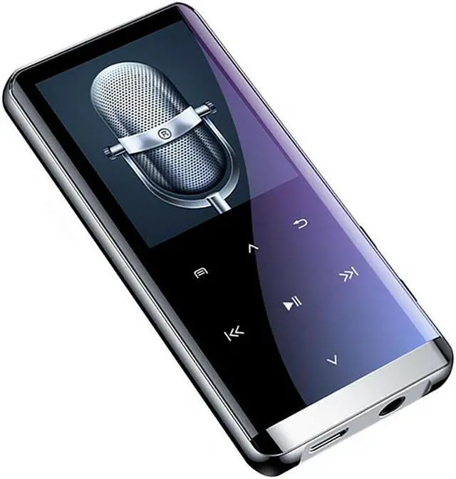 Alt view image 7 of 7 - Portable 1.8-inch OLED Display Bluetooth MP3 Player MP4 Media FM Radio Recorder HIFI Sport Music Speakers