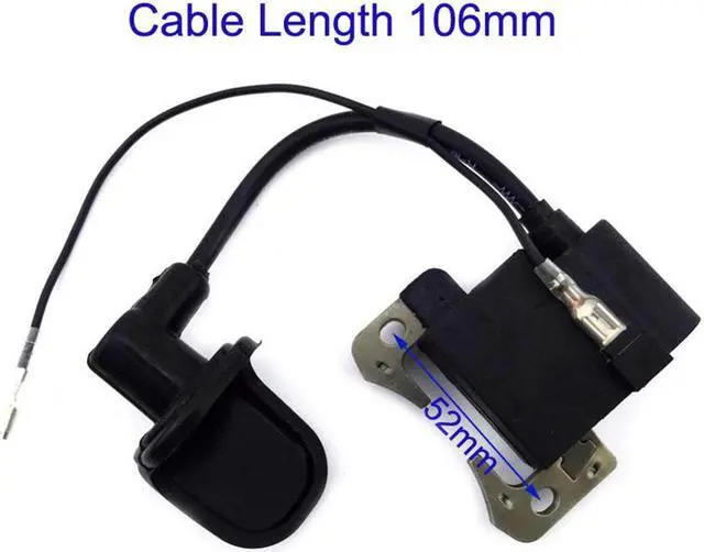 Alt view image 3 of 6 - Paiying Spark Plug & Ignition Coil for 47cc 49cc Mini Moto Dirt Quad ATV Pocket Bike Minimoto Motorcycle