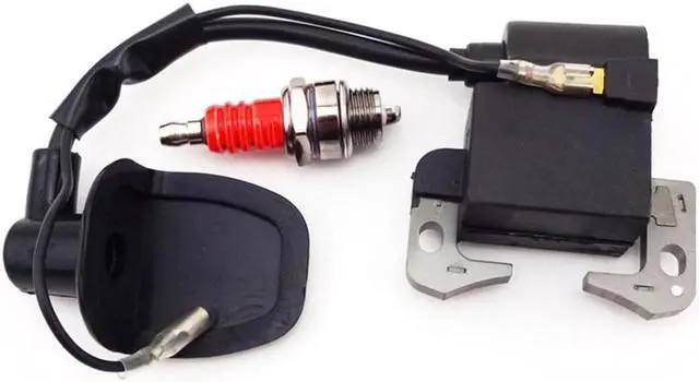 Alt view image 5 of 6 - Paiying Spark Plug & Ignition Coil for 47cc 49cc Mini Moto Dirt Quad ATV Pocket Bike Minimoto Motorcycle