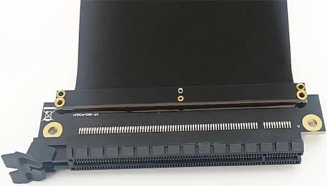 Main image of PCIe 3.0 16X Extension Cable 90 Degree 16X to 16X Ribbon Riser Card (20cm)