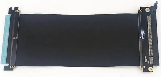 Alt view image 5 of 5 - PCIe 3.0 16X Extension Cable 90 Degree 16X to 16X Ribbon Riser Card (20cm)