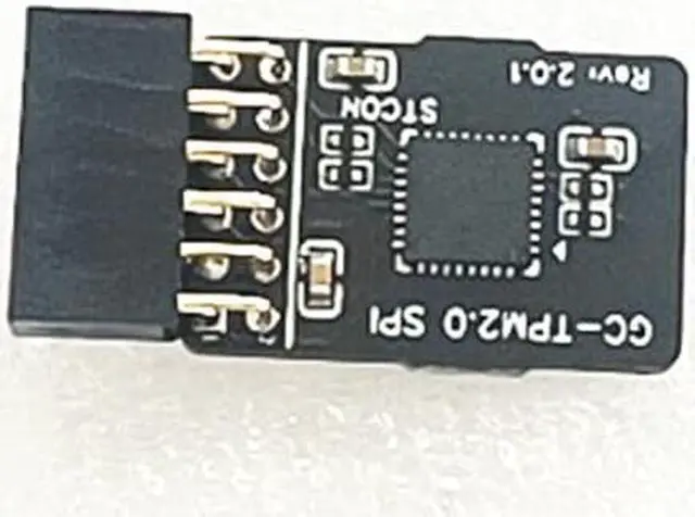 Alt view image 5 of 5 - TPM 2.0  Module Fit For GIGABYTE GC-TPM2.0 SPI TPM Module (12 Pin 12-1)
