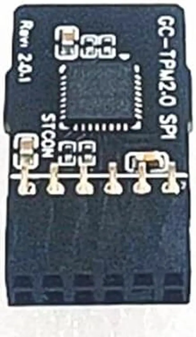 Alt view image 4 of 5 - TPM 2.0  Module Fit For GIGABYTE GC-TPM2.0 SPI TPM Module (12 Pin 12-1)