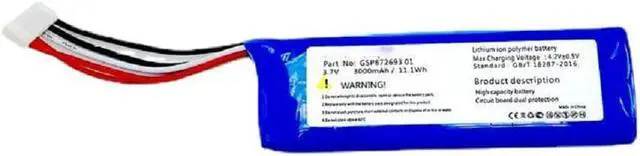 Main image of Replacement Battery For JBL Flip 4 Special Edition JBL GSP872693 01 3.7V 3000mAh