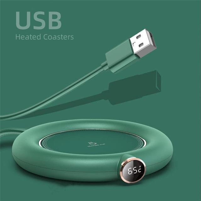 Cup Warm Heating Pad USB DC 5V Constant Temperature 3 Gear Digital