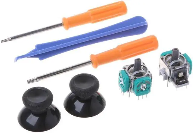 Alt view image 5 of 5 - For Xbox One Controller 3D Analog Joysticks Replacement with cap Torx T8 T6 Screwdrivers Repair Tool