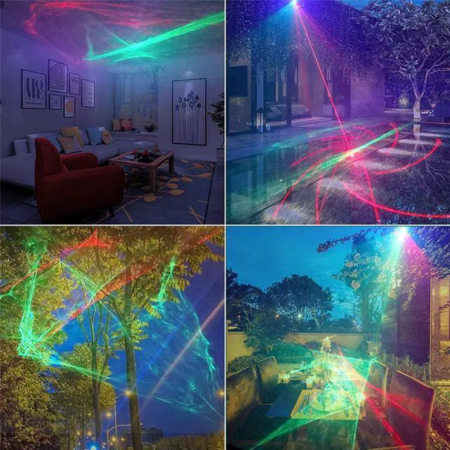 Alt view image 3 of 5 - 240 Pattern RGB Laser LED Stage Light Projector for  Party KTV Club DJ Lights