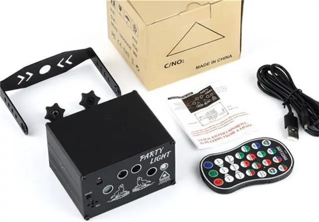 Alt view image 5 of 5 - 240 Pattern RGB Laser LED Stage Light Projector for  Party KTV Club DJ Lights