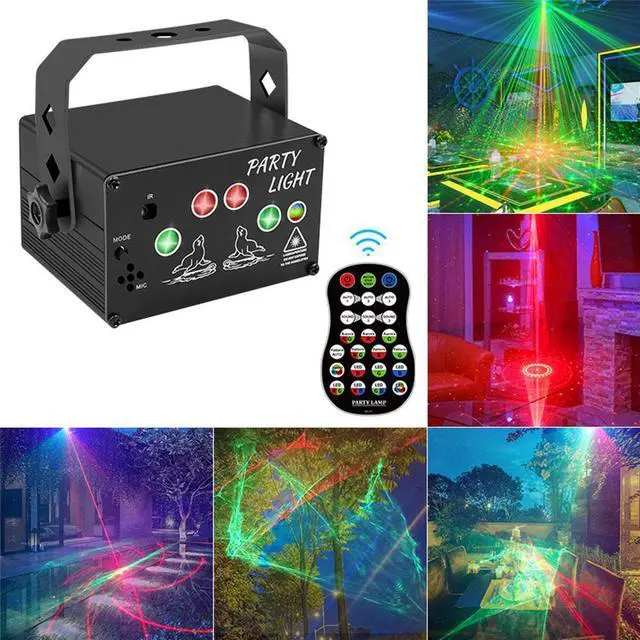 Alt view image 4 of 5 - 240 Pattern RGB Laser LED Stage Light Projector for  Party KTV Club DJ Lights