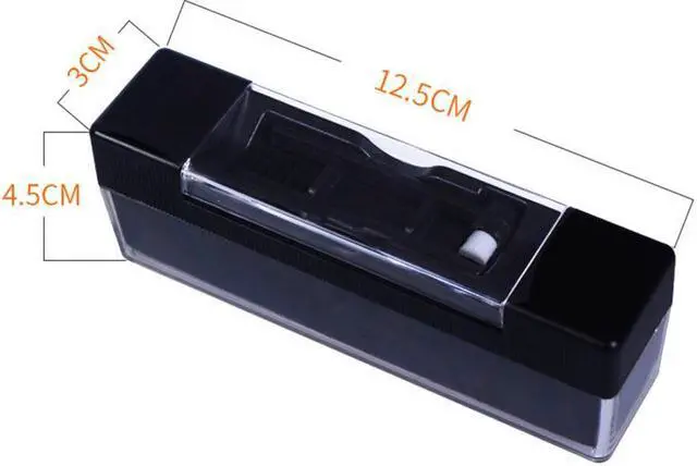 Alt view image 3 of 7 - Acaigel Portable 3 in 1 Vinyl Record Cleaning Brush Set Stylus Velvet Anti-static Cleaner Kit