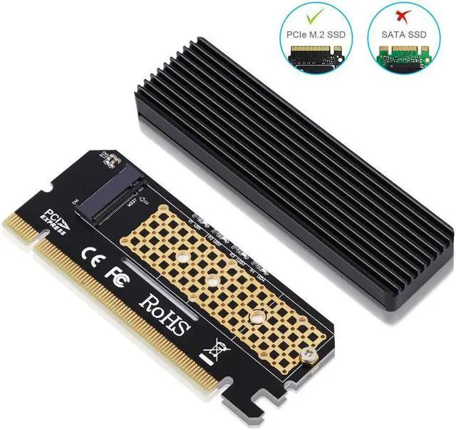 Alt view image 2 of 7 - M.2 to pcie x16 adapter Card pci-e to m.2 convert adapter NVMe SSD Adaptor m2 M Key Interface PCI Express 3.0