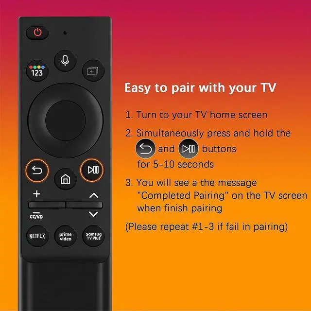 Alt view image 5 of 5 - BN59-01357A Replacement Voice Remote Control for Samsung QLED Series Smart TV