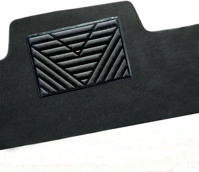 Alt view image 5 of 5 - Acaigel Black Car Carpet Pad Foot Mat Pedal Patch Cover 25 x 15 cm Car Foot Pad Car Mat