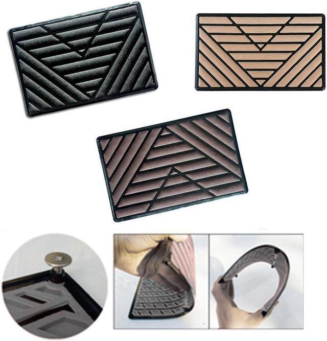 Universal Car Floor Carpet Mat Patch Foot Heel Plate Pedal Pad