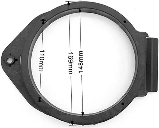 Alt view image 3 of 7 - Acaigel 2Pcs Horn Washer Adapters Brackets Speaker Mount Plates For Buick Regal Excellegt Cruze Opel Filled Cushion Ings 6.5