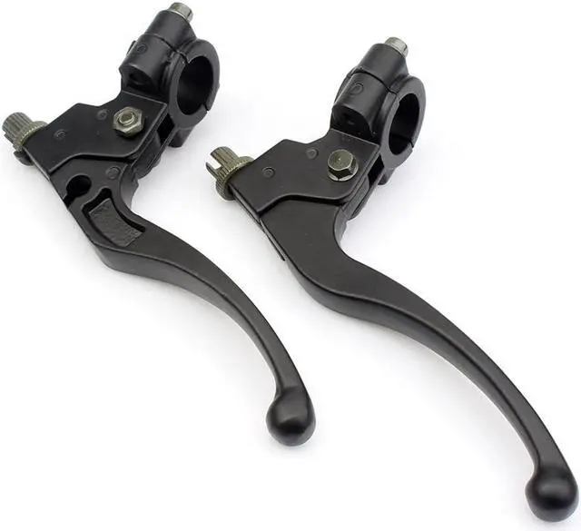 Alt view image 3 of 7 - Paiying Pair 22mm Dirt Pit ATV Bike Brake Lever Perch Clutch For Honda Suzuki USA Stock