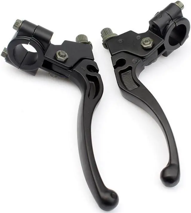 Main image of Paiying Pair 22mm Dirt Pit ATV Bike Brake Lever Perch Clutch For Honda Suzuki USA Stock