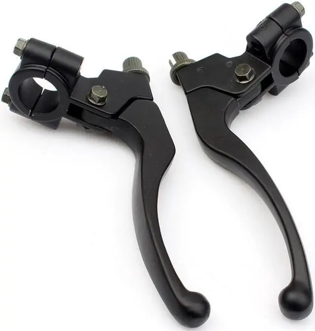Alt view image 6 of 7 - Paiying Pair 22mm Dirt Pit ATV Bike Brake Lever Perch Clutch For Honda Suzuki USA Stock