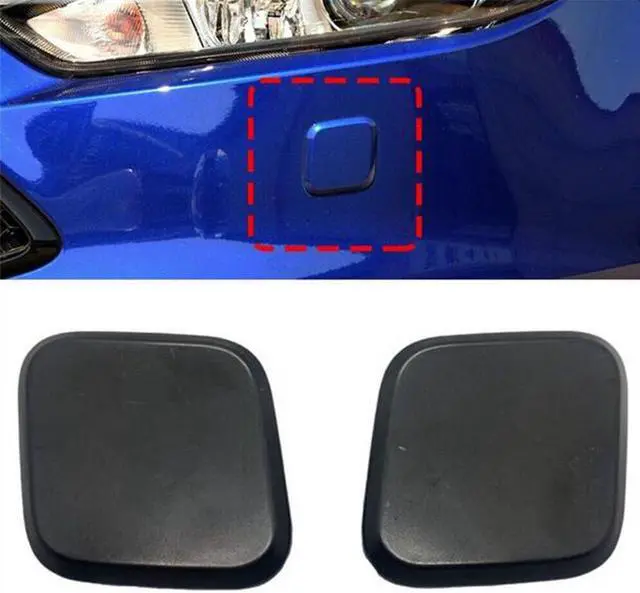 Alt view image 5 of 6 - Yingshan 1 pair of Headlight Washer Nozzle Cover For Ford Focus 2015-2018