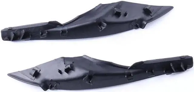 Alt view image 6 of 6 - Yingshan 2Pcs Front Windshield Cowl Trim Cover Panel For Mitsubishi Lancer Evo 2008-2017