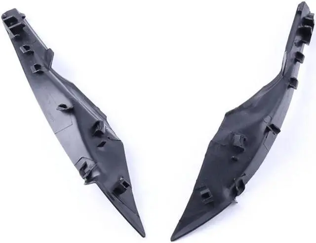 Alt view image 3 of 6 - Yingshan 2Pcs Front Windshield Cowl Trim Cover Panel For Mitsubishi Lancer Evo 2008-2017