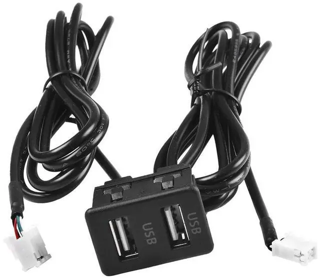 Main image of Paiying Navi 4 Pin 6 Pin to Dual USB Port Panel Interface Extension 145cm Cable Adapter