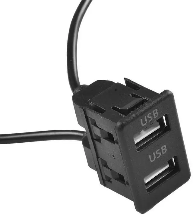 Alt view image 5 of 5 - Paiying Navi 4 Pin 6 Pin to Dual USB Port Panel Interface Extension 145cm Cable Adapter