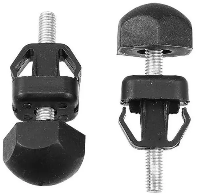 Alt view image 3 of 5 - Furulu 2 Pcs Hood Rest Bumper For Ford F-150 F-250 Lincoln Mark LT Jaguar S-Type XF XFR