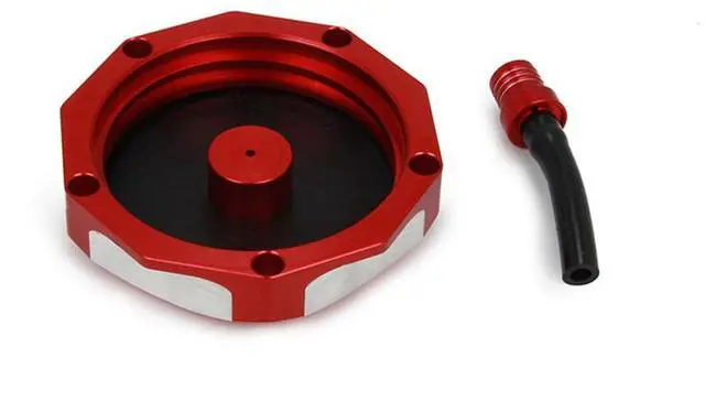 Alt view image 3 of 6 - Yingshan High Quality CNC Billet T6-6061 Aluminum Oil Tank Cap  For HONDA TRX450R 400EX