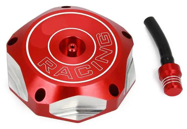Alt view image 4 of 6 - Yingshan High Quality CNC Billet T6-6061 Aluminum Oil Tank Cap  For HONDA TRX450R 400EX