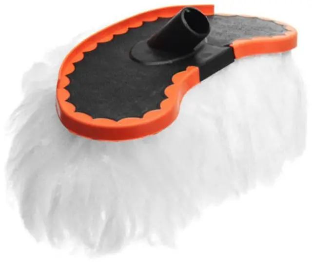 Alt view image 4 of 6 - Yingshan Wiping Mop Head Milk Silk Brush Soft Bristles Car SUV Wash Dusting Cleaning Tool