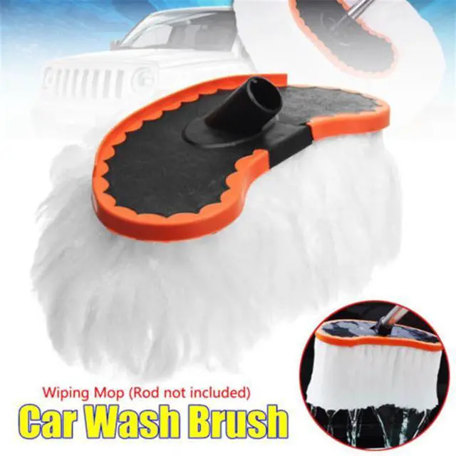 Main image of Yingshan Wiping Mop Head Milk Silk Brush Soft Bristles Car SUV Wash Dusting Cleaning Tool